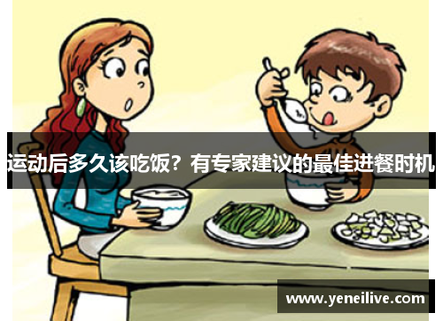 运动后多久该吃饭？有专家建议的最佳进餐时机